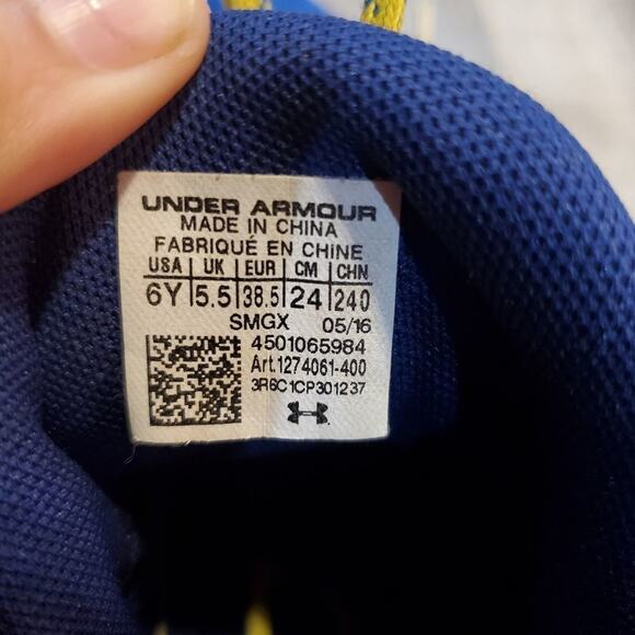 Under armour 6 youth high top sneakers - Picture 10 of 10